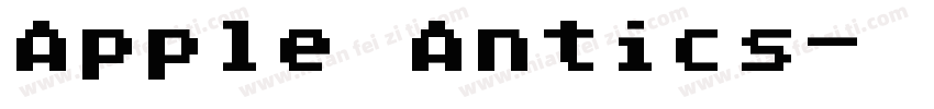 Apple Antics字体转换